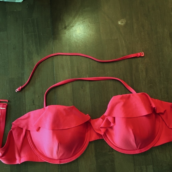J Crew underwire ruffle bikini swim 36C - Picture 2 of 7
